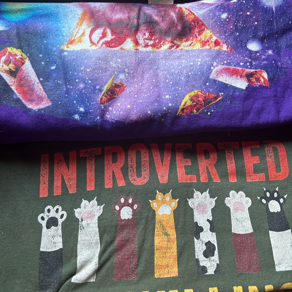 Colorful Cat Graphic T-Shirts and Sweatshirt - Picture 16 of 16